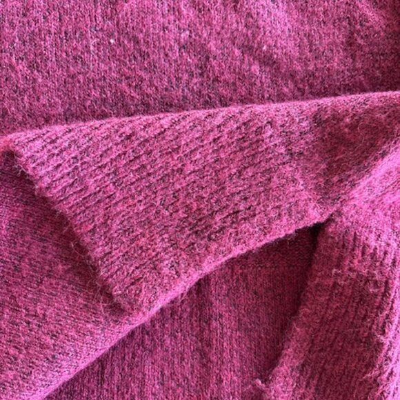 Westbound Women Burgundy Black Heather Pullover Sweater XL Crew Neck NWOT - Picture 6 of 9